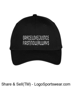 GRACE LOVE JUSTICE Apollo Lightweight Brushed Cotton Twill Hat Design Zoom