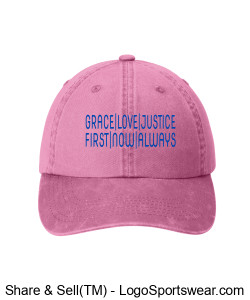 Port Authority Ladies Garment Washed Cap Design Zoom